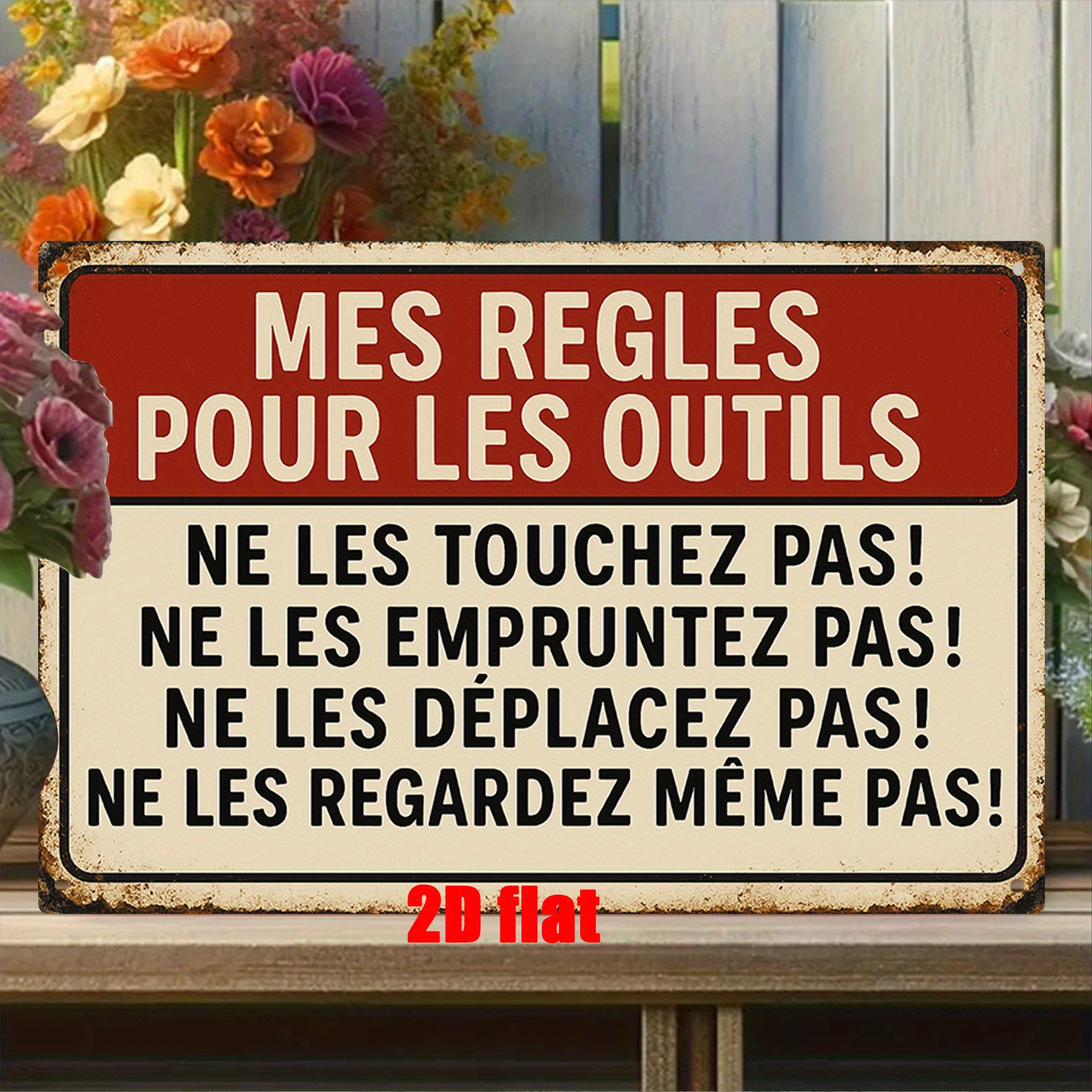 Home Textiles France - , Metal Wall Sign, Plaque Wall