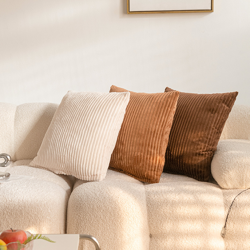 2026 Striped Faux Fur Throw Pi - مراجعة Pillow Cover 20X20 وسعره