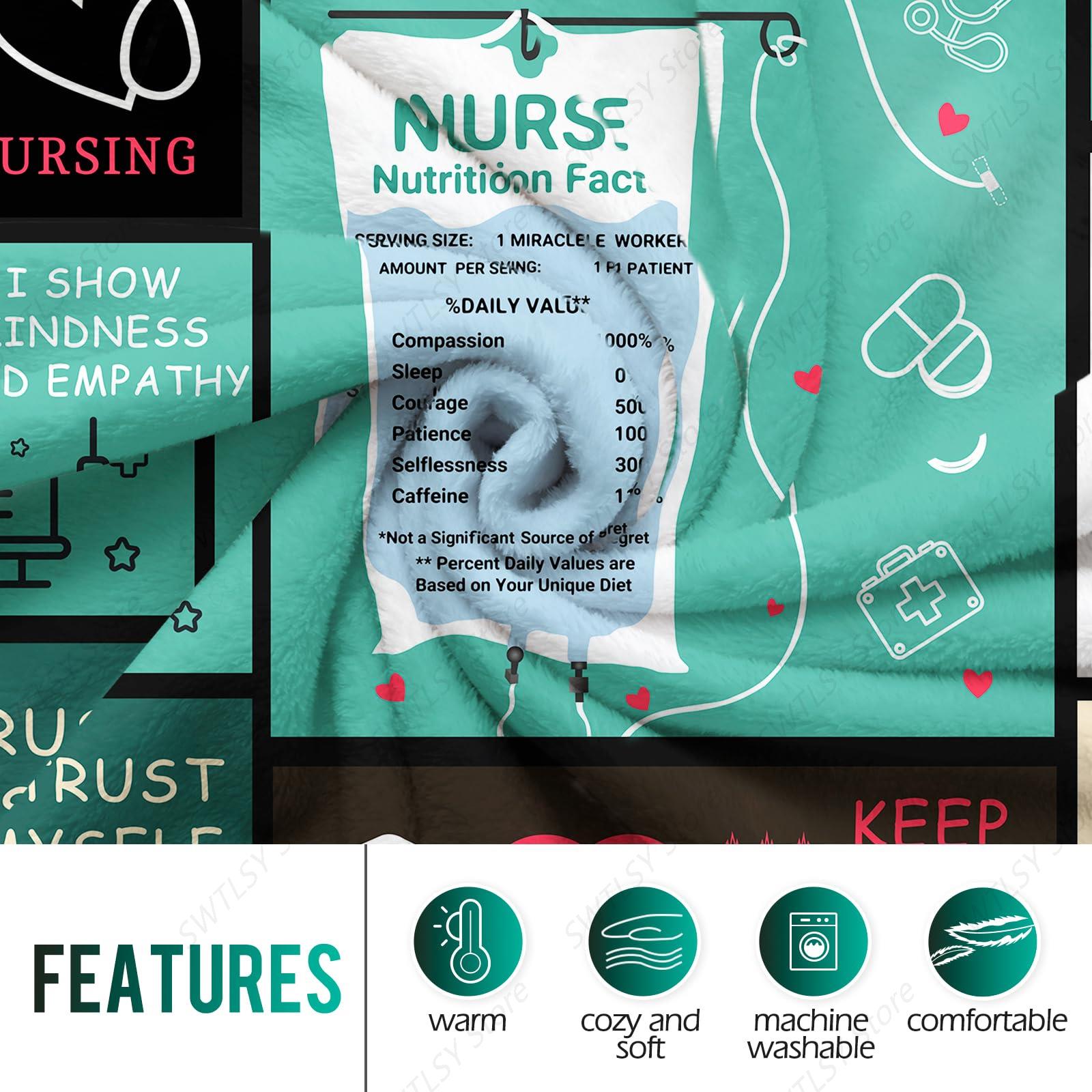 Nurse Blanket Gifts for Women  - مراجعة Home Textiles Week وسعره
