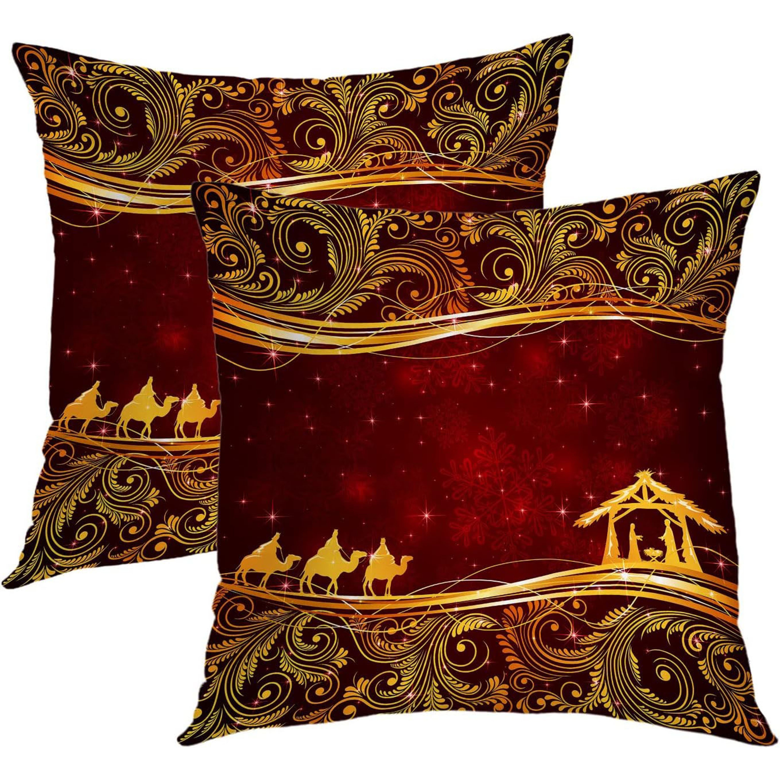 2pcs, Merry Christmas Decorati - مراجعة Pillow Cover 20X20 وسعره