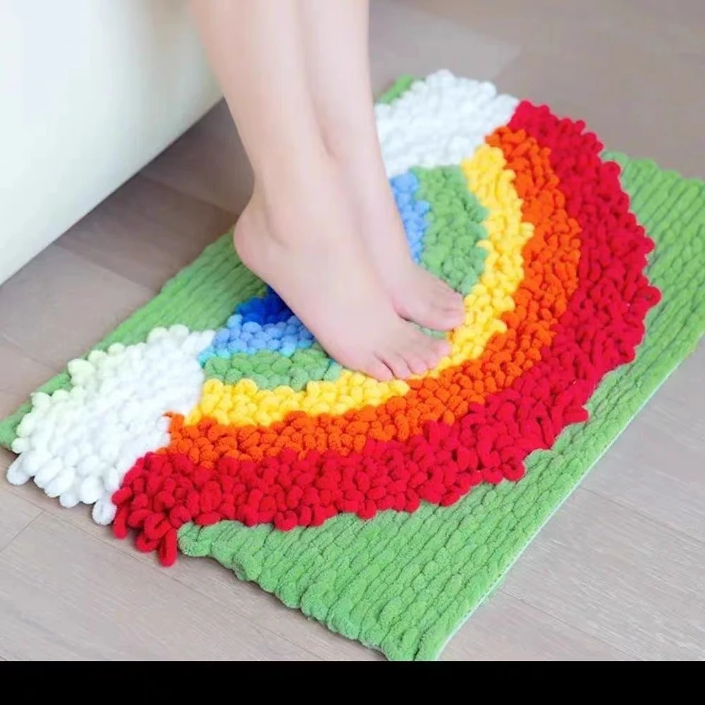 100g/Ball Finger Loop Yarn Thr - مراجعة Throw Blanket Chunky Knit وسعره