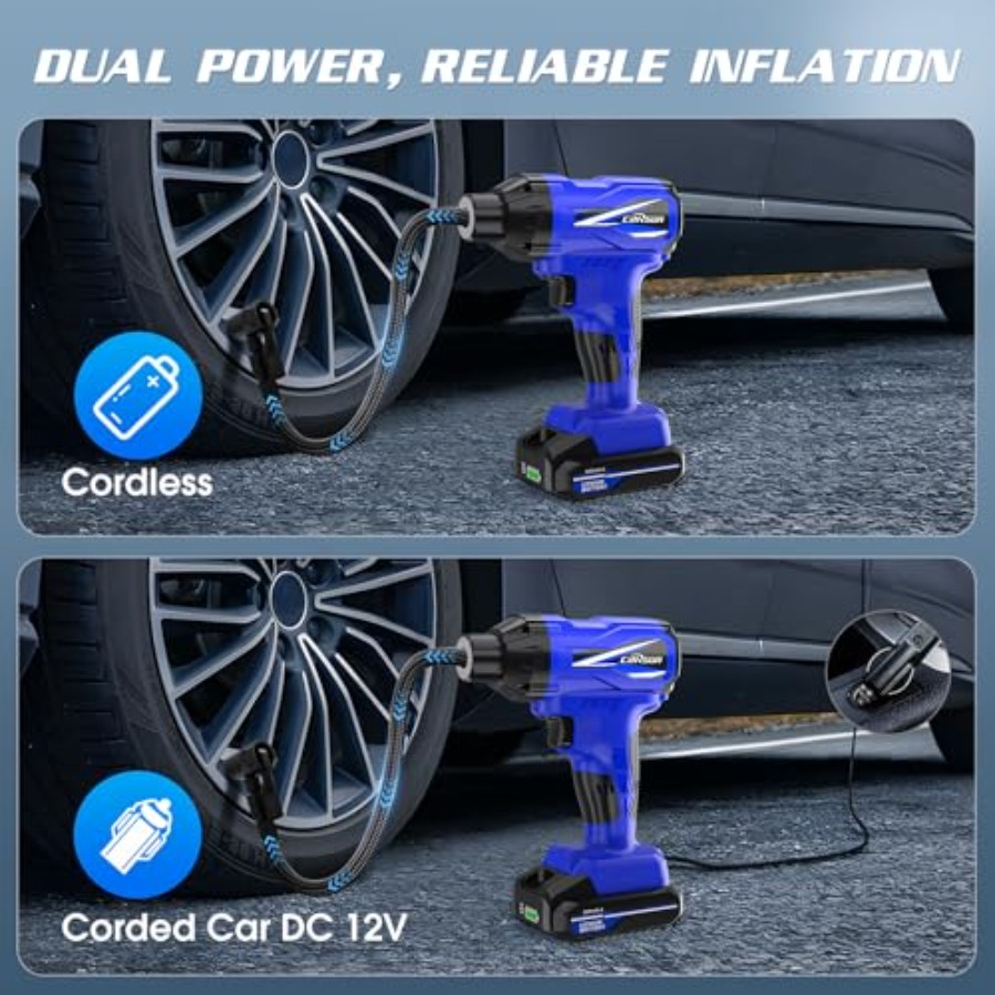 Tire Inflator Portable Air Com - مراجعة P & C Home Textiles Usa وسعره