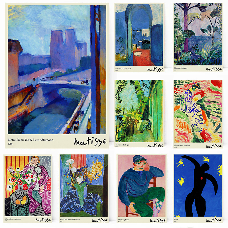 French Fauvism Painter Henri M - مراجعة Home Textiles France وسعره
