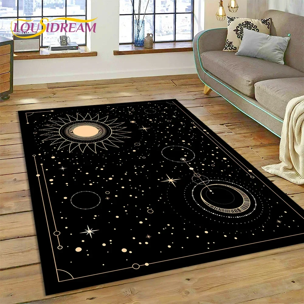 Mystic Tarot Sun Moon Mandala  - مراجعة Home Textiles Sale وسعره