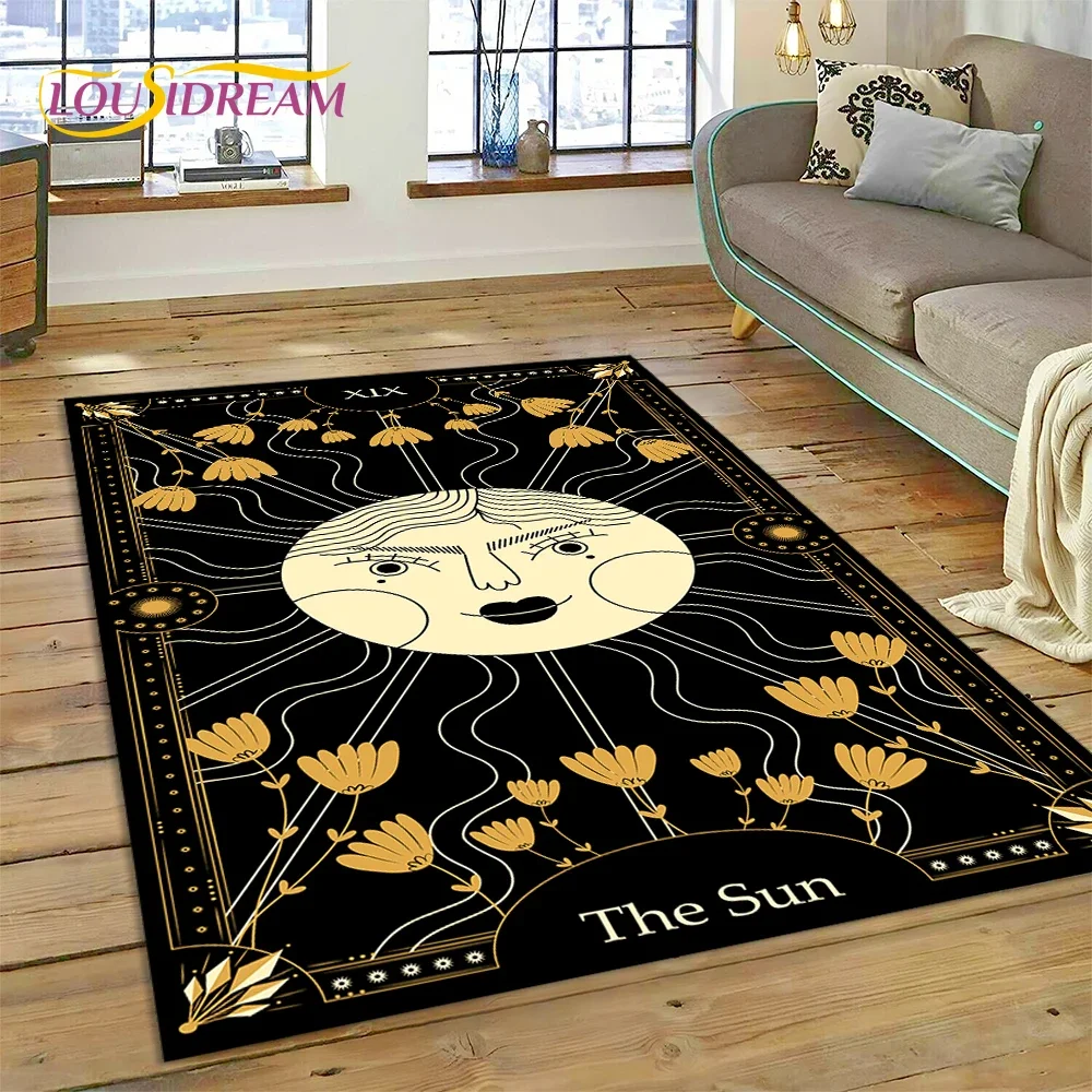 Mystic Tarot Sun Moon Mandala  - مراجعة Home Textiles Sale وسعره