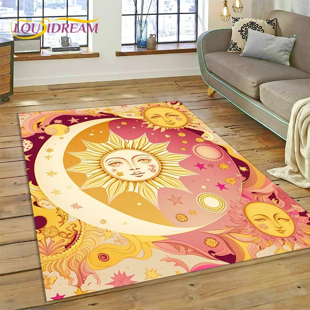 Mystic Tarot Sun Moon Mandala  - مراجعة Home Textiles Sale وسعره