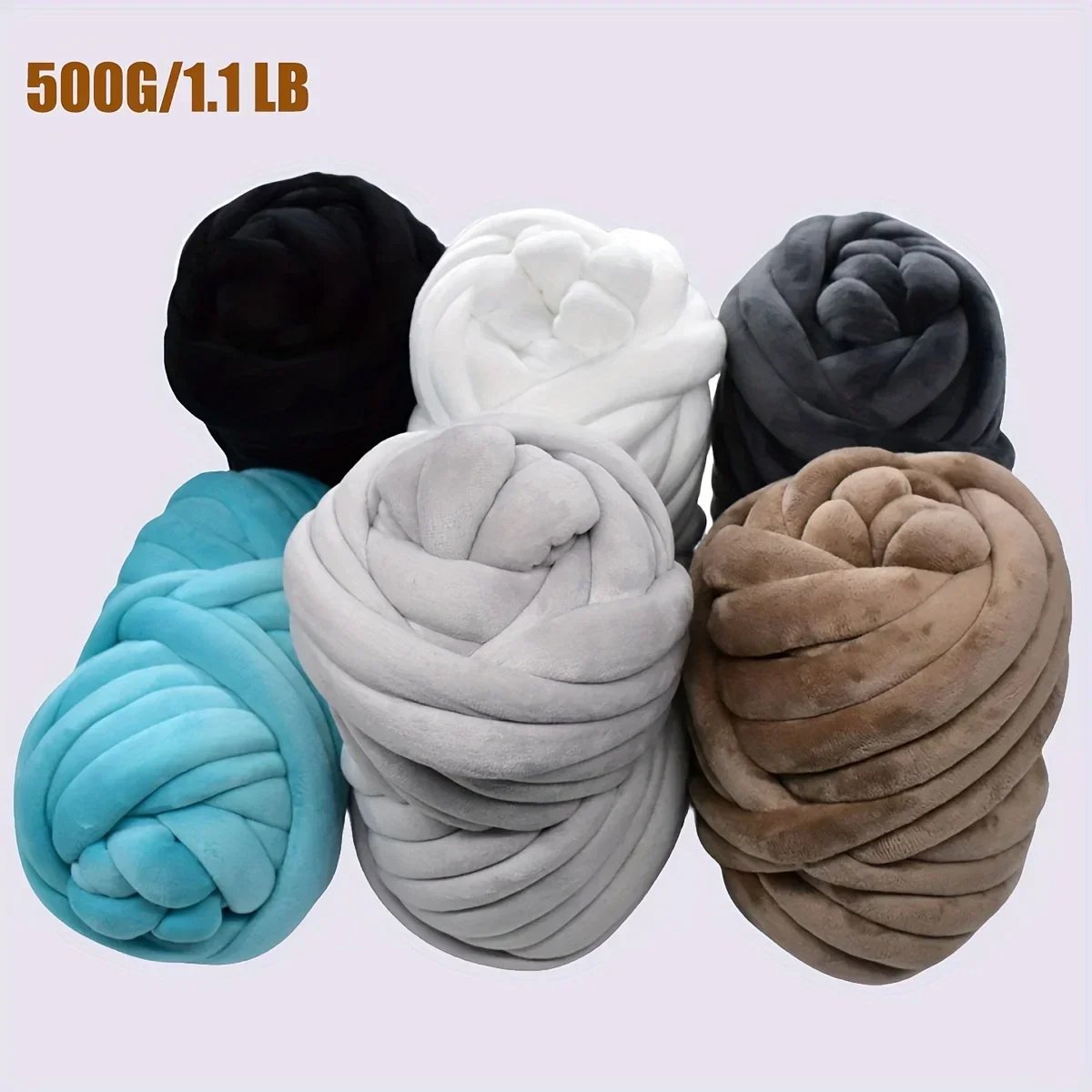 1pc Giant Soft Chunky Yarn - V - مراجعة Throw Blanket Chunky Knit وسعره