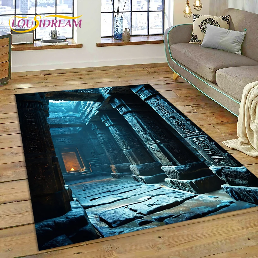 Illusion God's Temple Door Gat - مراجعة Home Textiles Sale وسعره