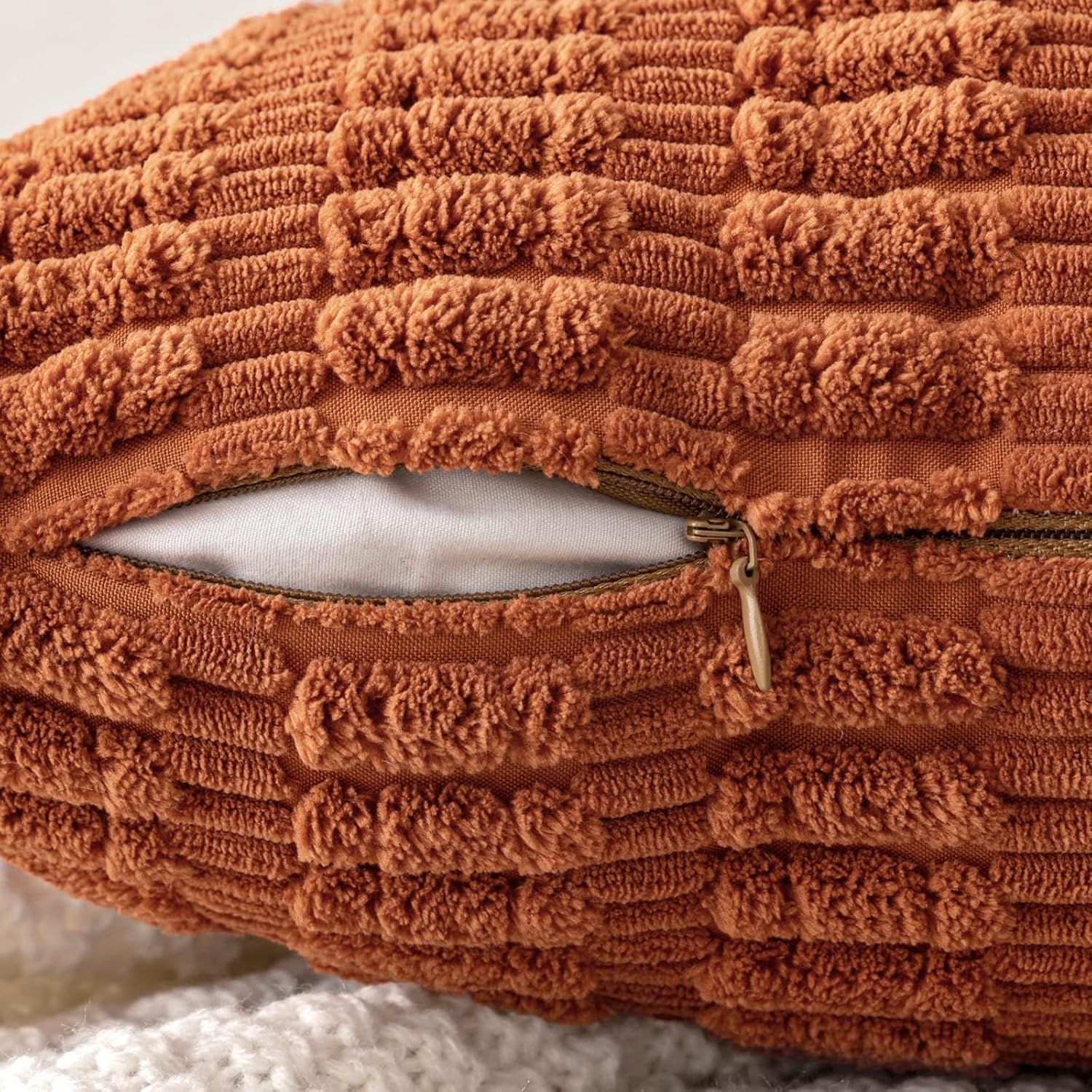 Corduroy Decorative Throw Pill - مراجعة Pillow Cover 20X20 وسعره