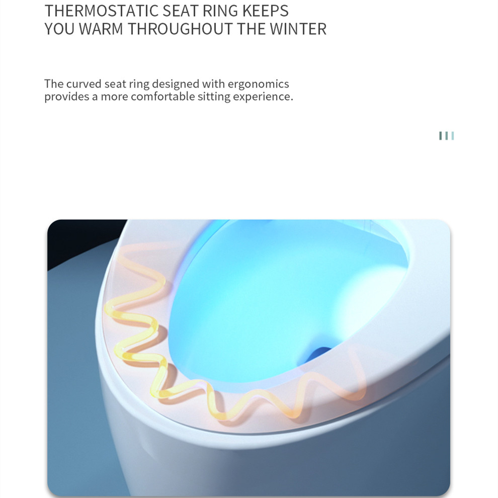 Smart Toilet-Heated Seat Dual- - مراجعة P & C Home Textiles Usa وسعره