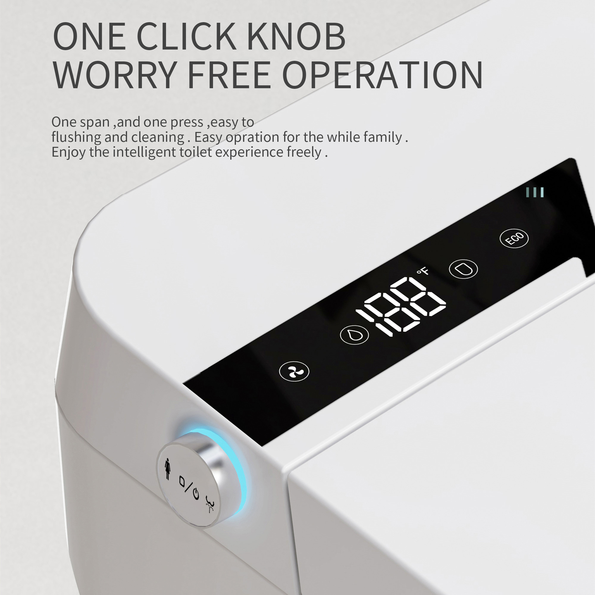 Smart Toilet-Heated Seat Dual- - مراجعة P & C Home Textiles Usa وسعره
