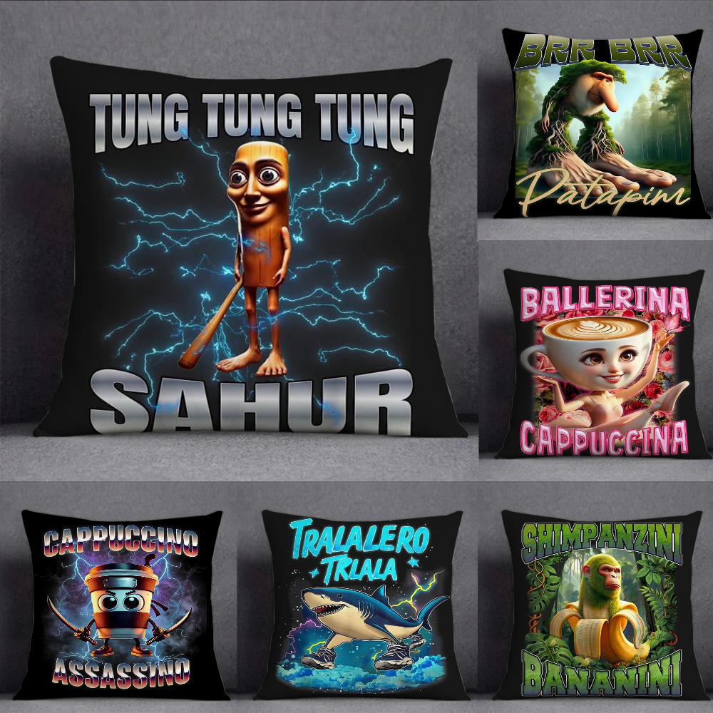 ITALlAN Brainrot Creative anim - مراجعة Pillow Cover 20X20 وسعره