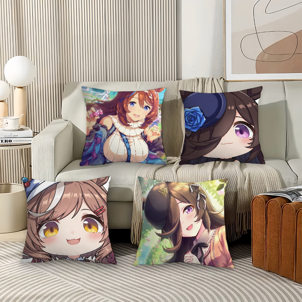 Anime Umamusume Pretty Derby S - مراجعة Pillow Cover 20X20 وسعره