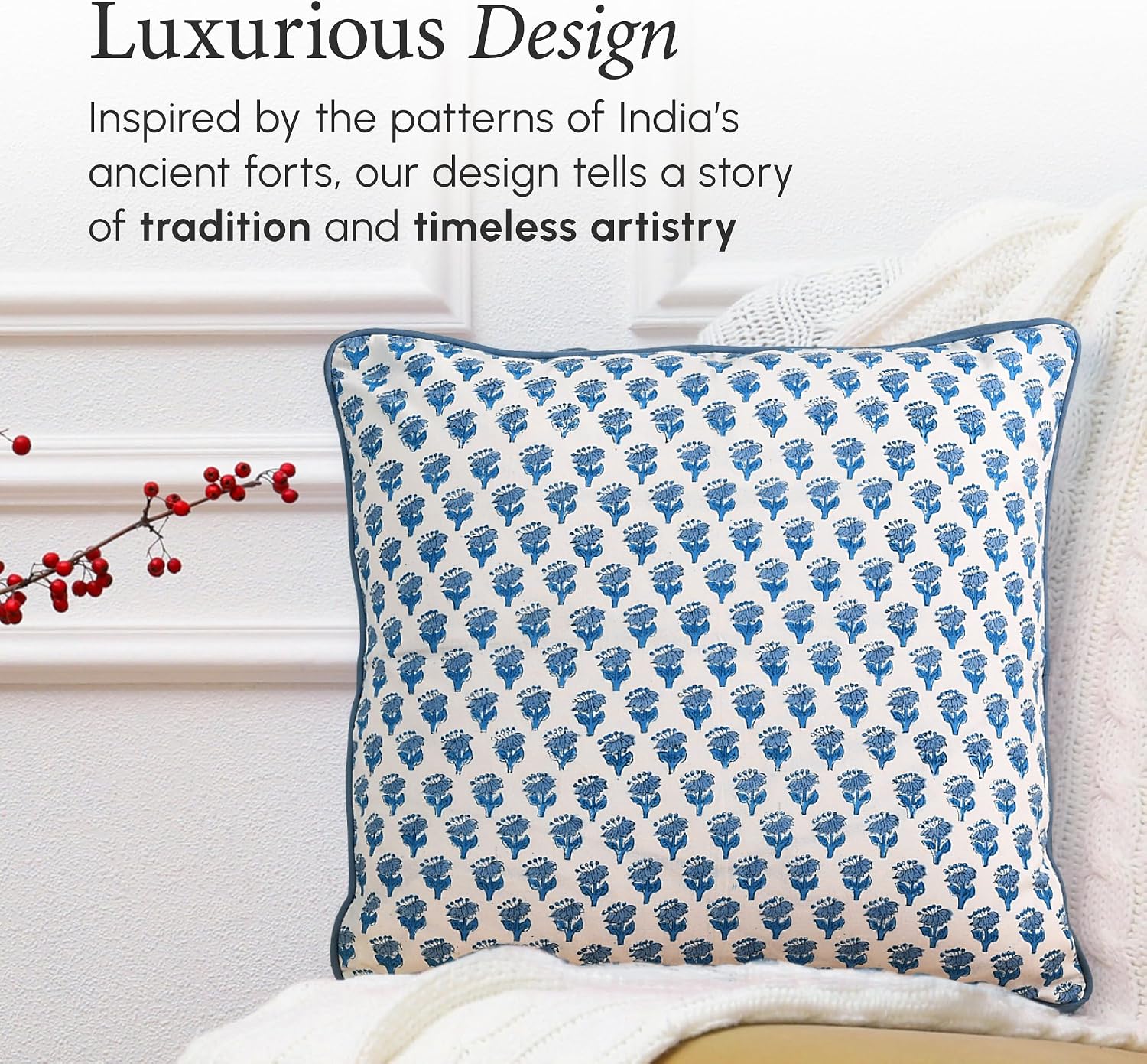 100% Cotton Throw Pillow Cover - مراجعة Pillow Cover 20X20 وسعره