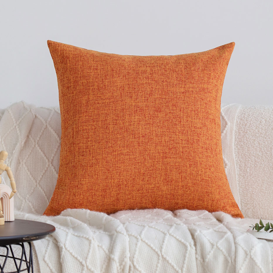 Orange Cushion Cover Sofa Deco - مراجعة Pillow Cover 20X20 وسعره